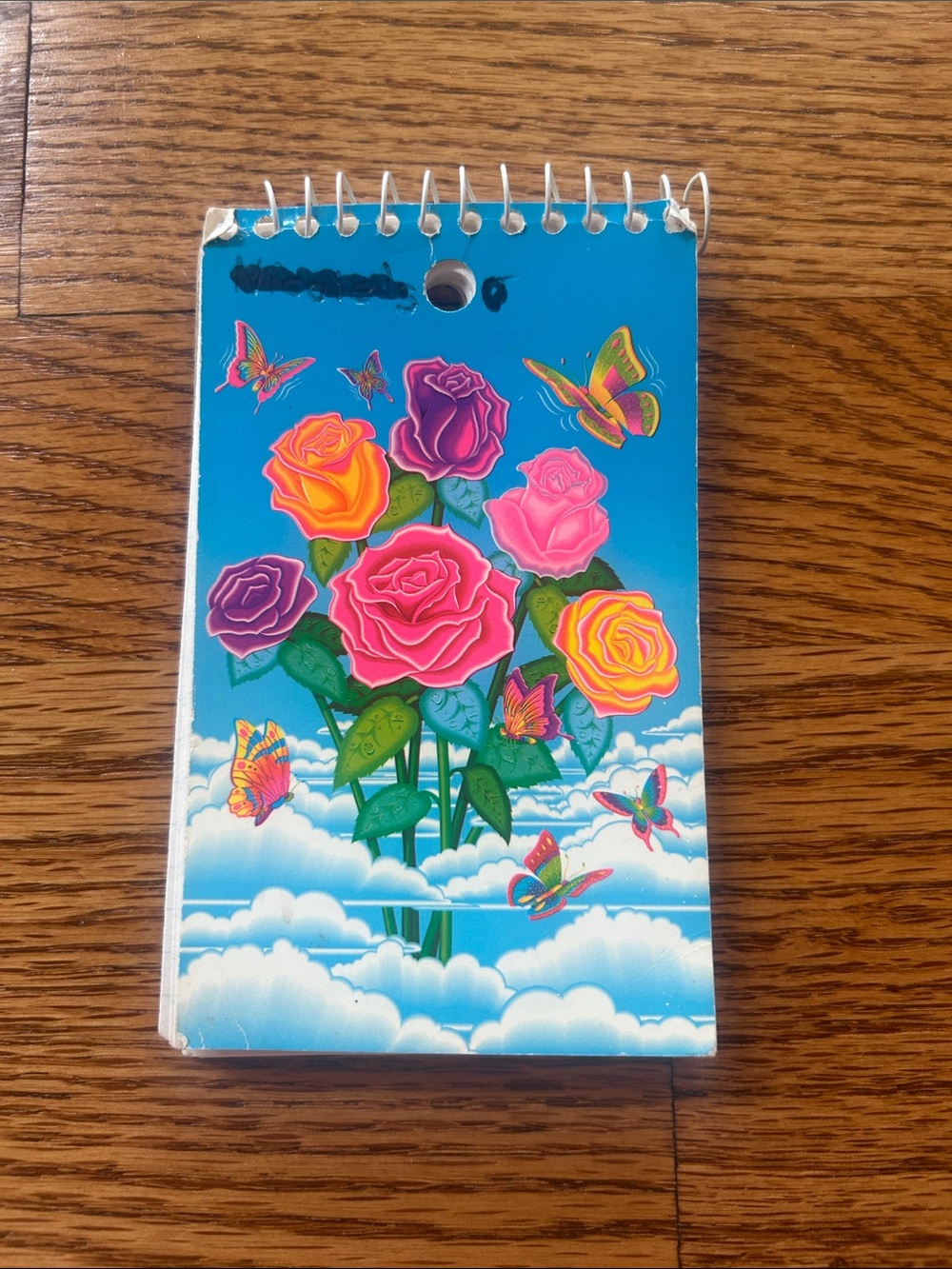 Lisa Frank Vintage Floral Memo Book